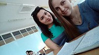 На лекции